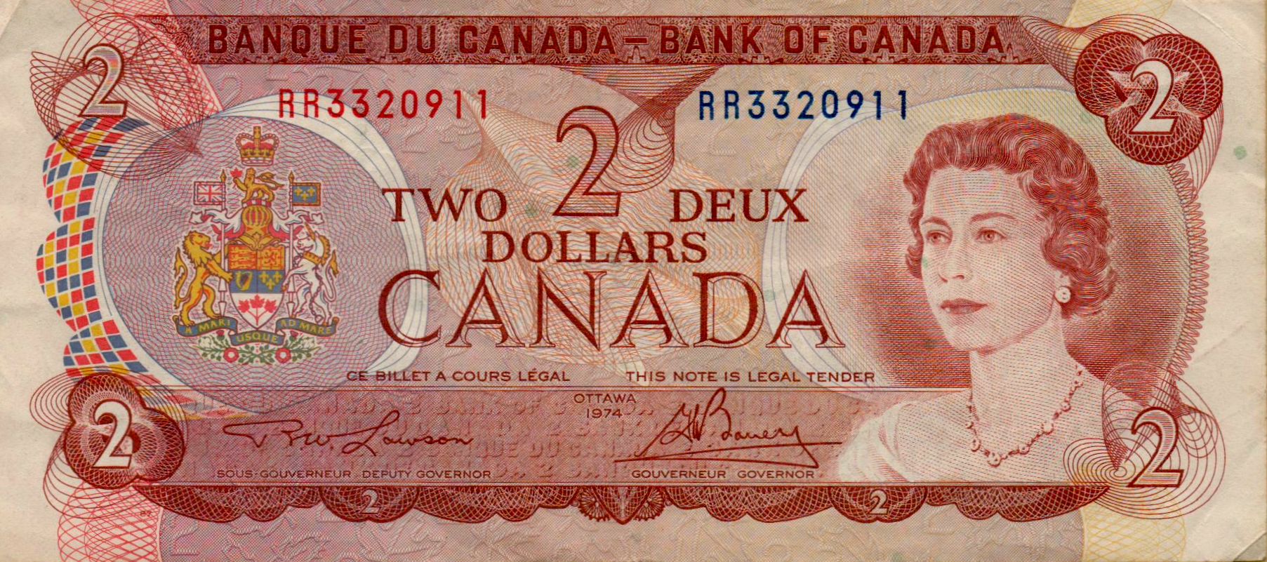 Canada 2 1969 VF+ P-86/a